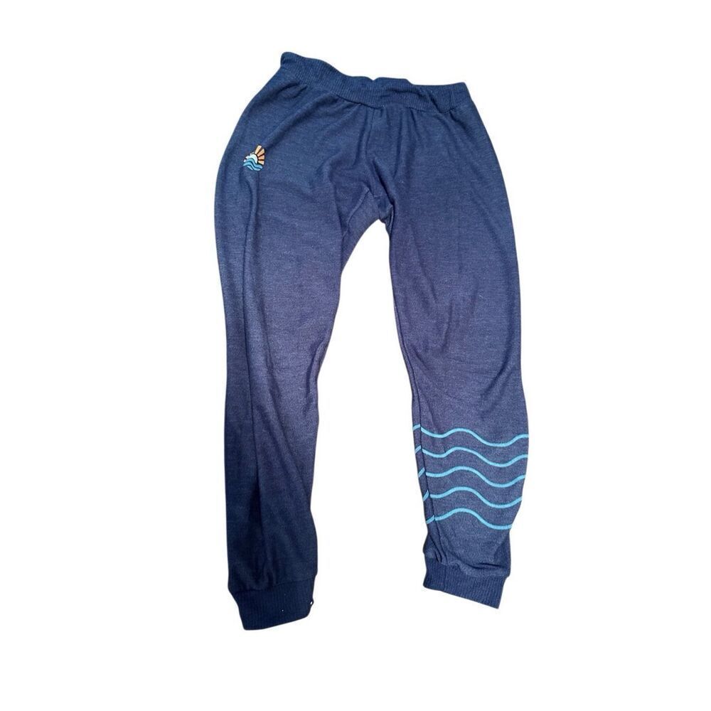 Chaser jogger pull on sweatpants sz XS
 blue sunshine waves